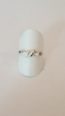 602 Ring met schuine lijnen voor as